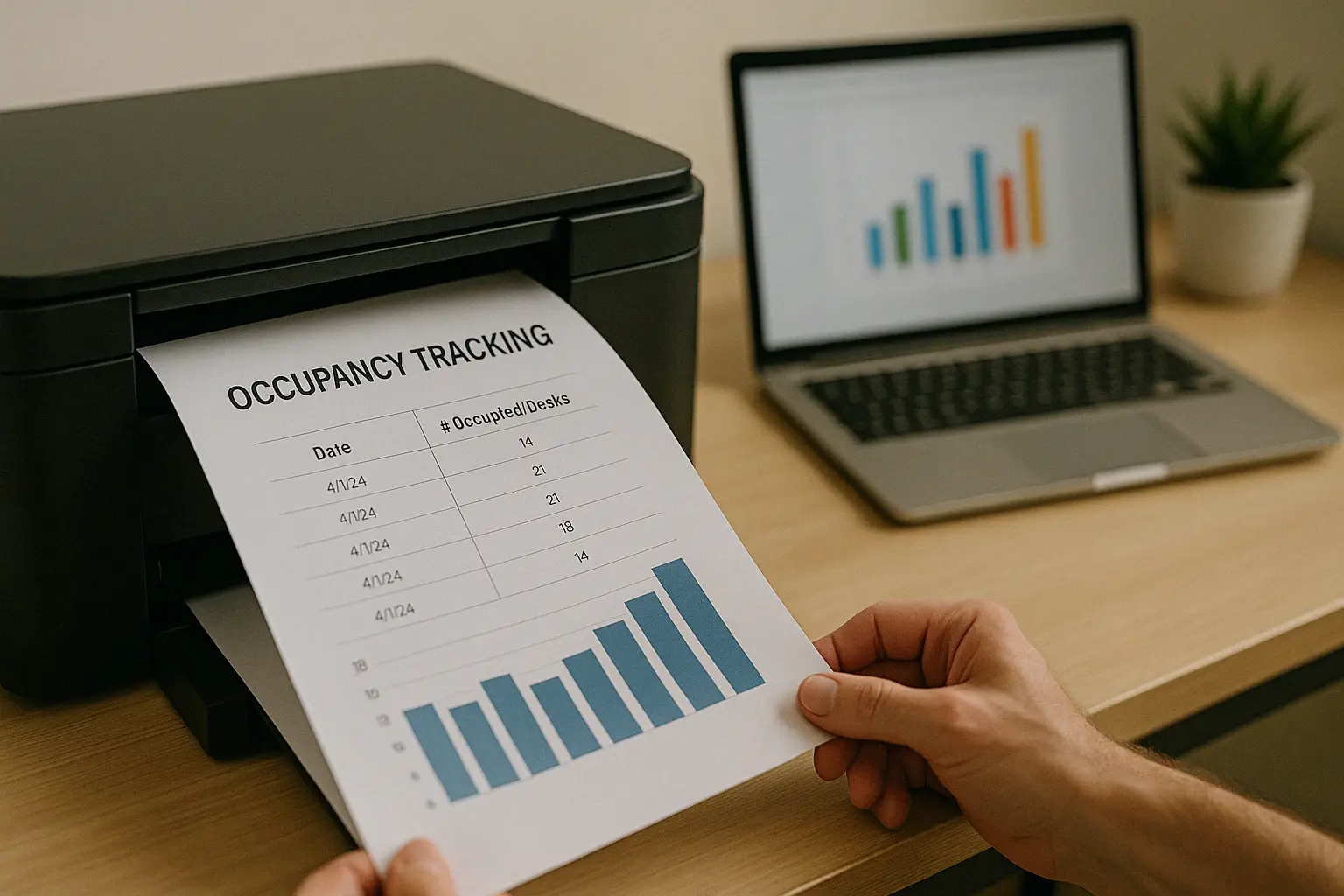 Analytics dashboard displaying workspace usage metrics
